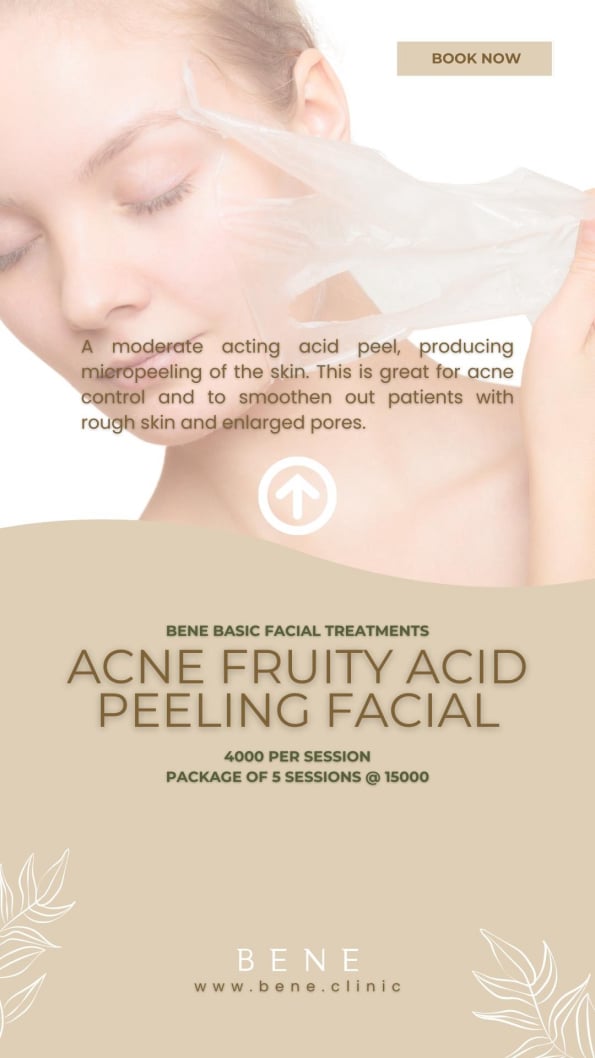 ACNE FRUITY ACID PEELING FACIAL